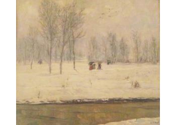 Nevicata lungo l'Arno Nevicata lungo l'Arno